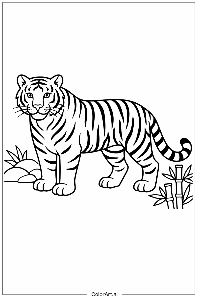 South china tiger Tiger Scene