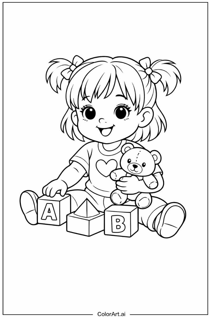 Toddler with Toddler girl Theme