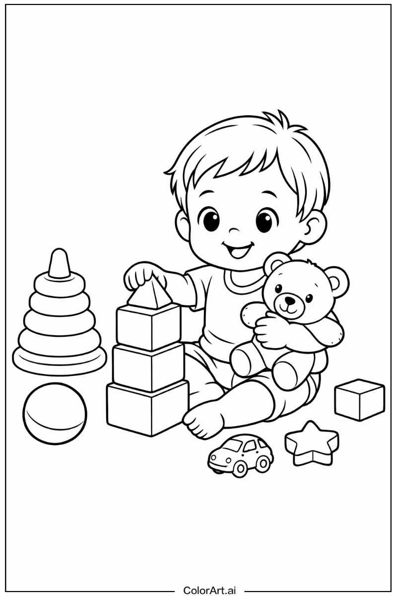 Toddler with Toddler playing Theme 2