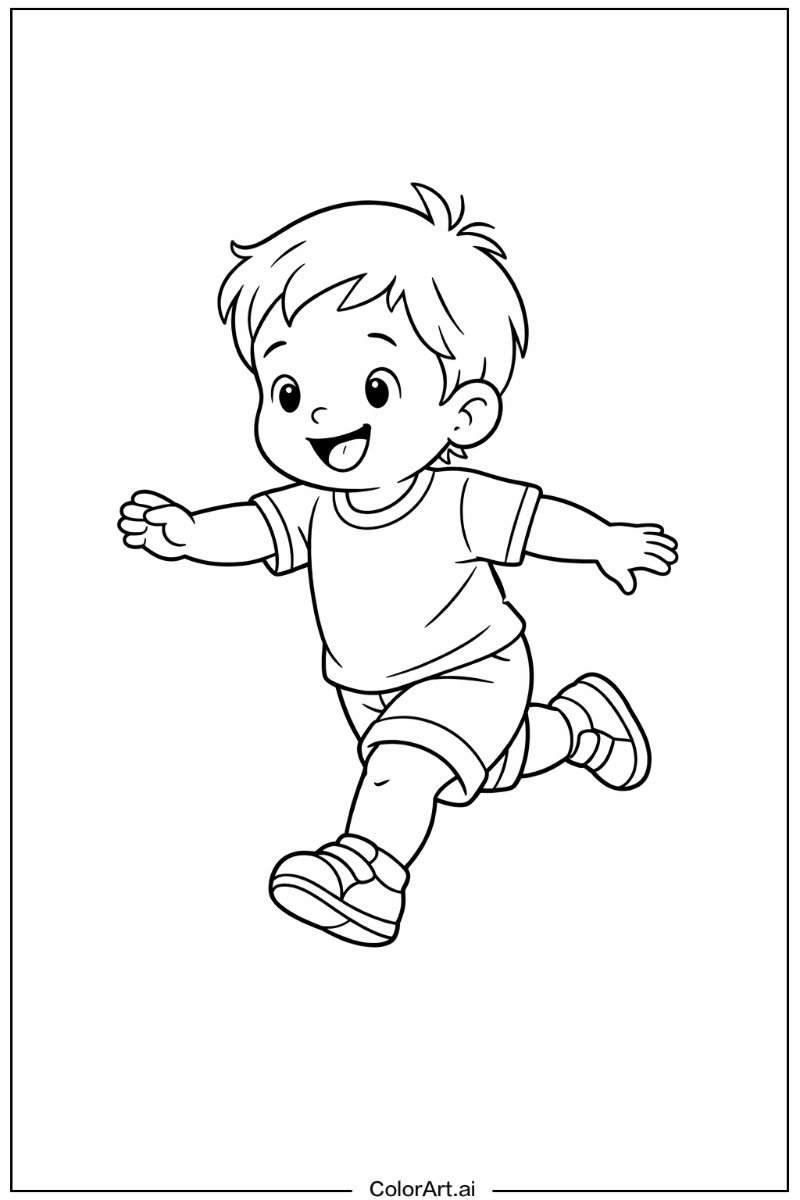 Toddler with Toddler running Theme 2