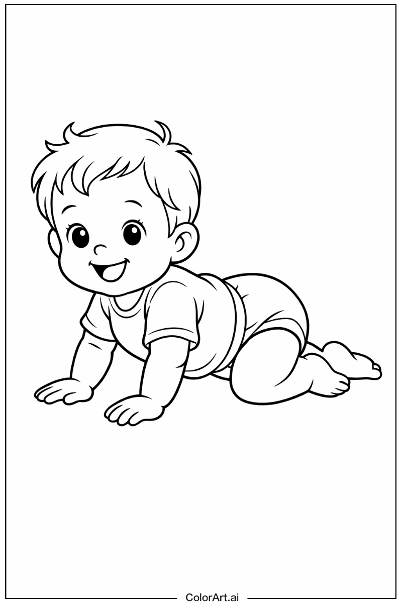 Toddler crawling Toddler Design 2