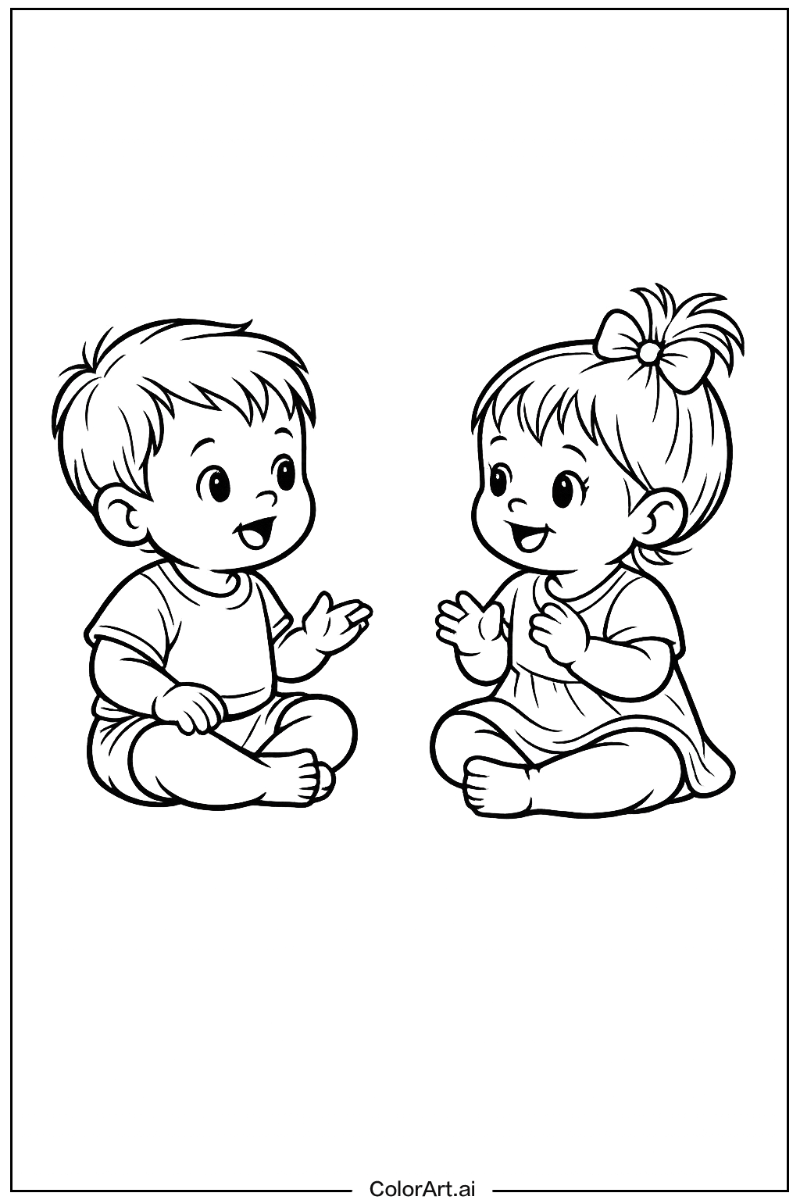 Toddler talking Toddler Scene 2