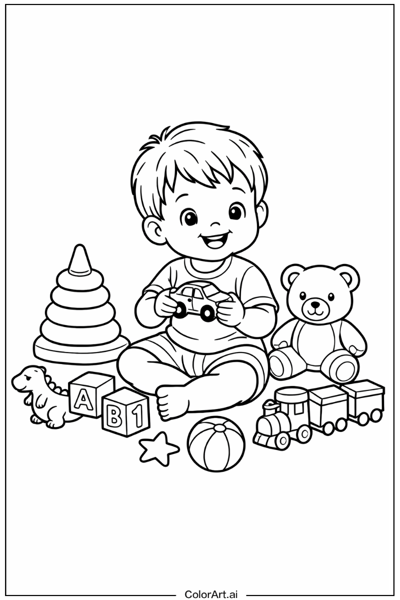 Toddler playing with toys Toddler Design 2