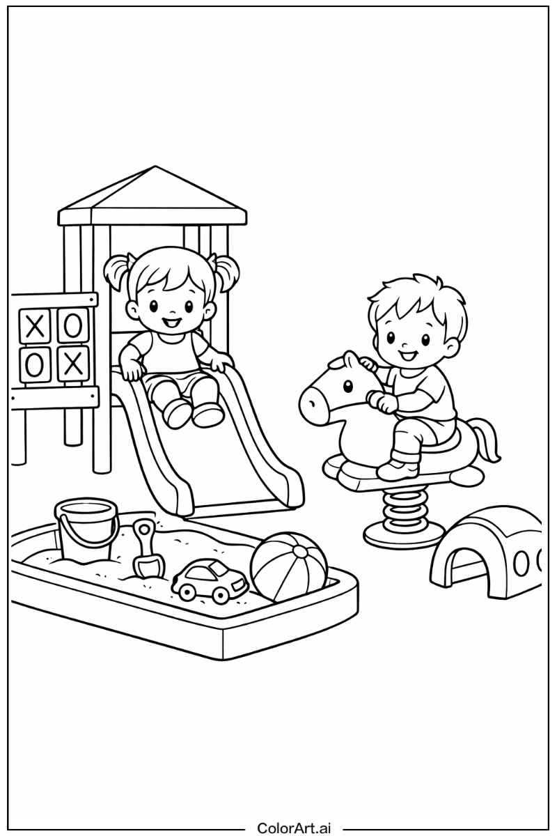 Toddler playground Toddler Scene 2