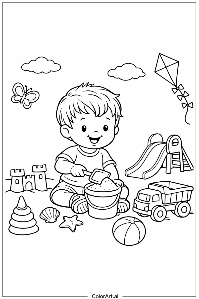 Toddler with Toddler outdoor play Theme 2