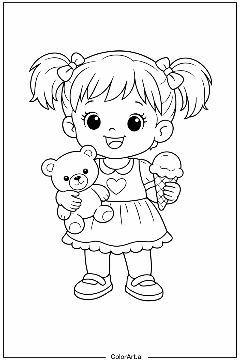 Toddler with Toddler girl Theme 3