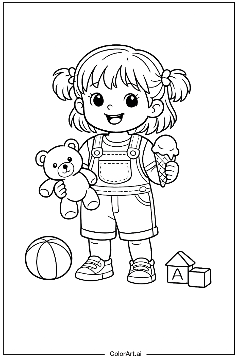 Toddler age 3 Toddler Scene