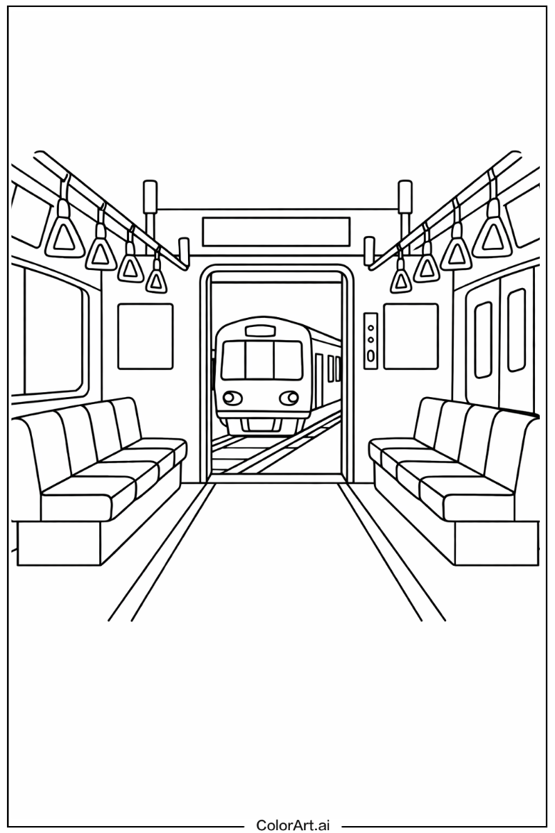 Metro train Train Scene