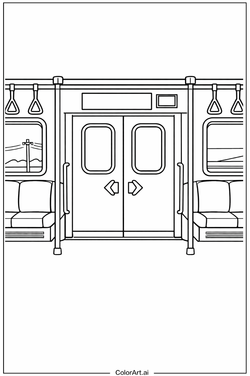 Train with Commuter train Theme