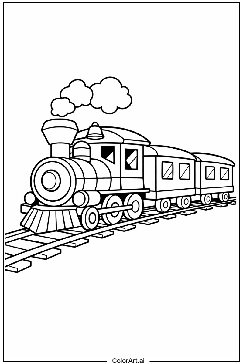 Cartoon train Train Design