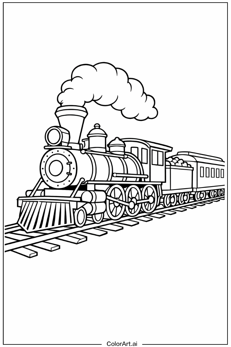 Steam train Train Scene