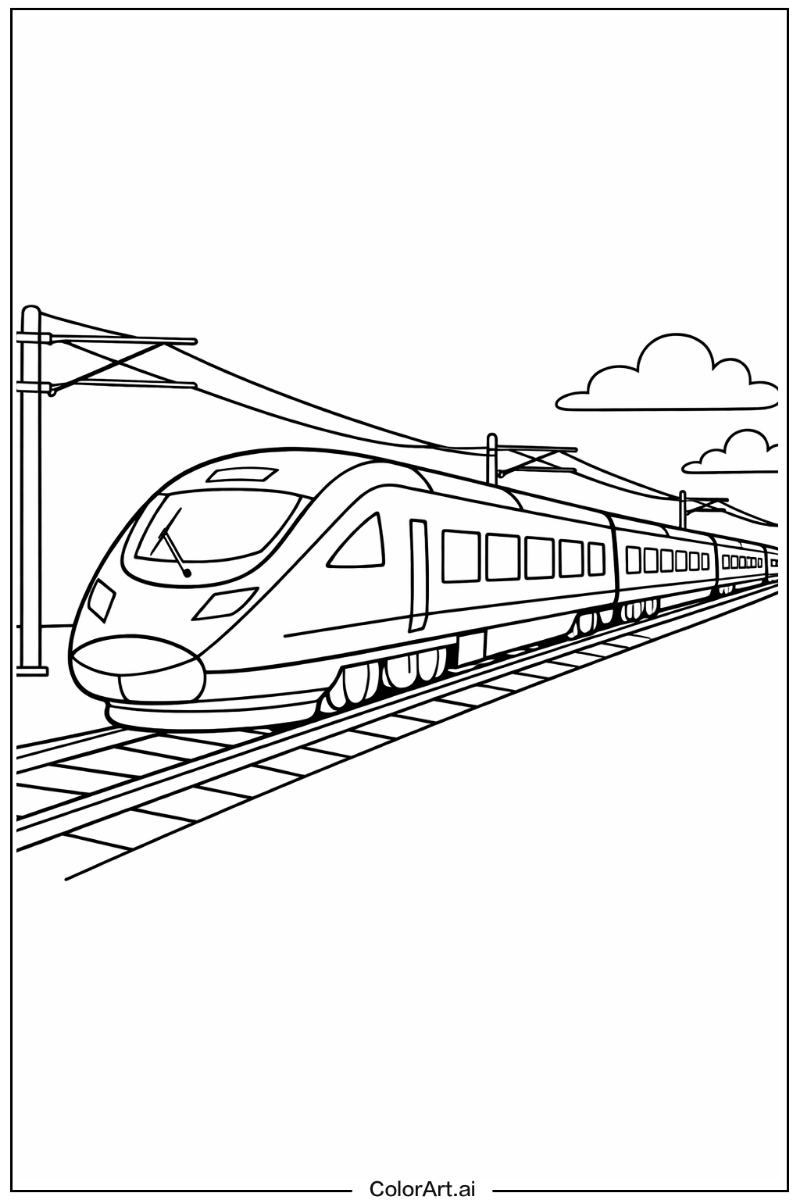 High speed train Train Scene