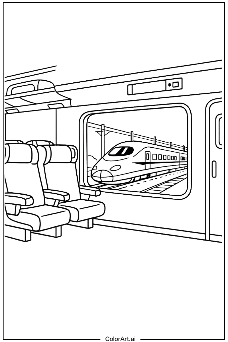 Train with Bullet train Theme