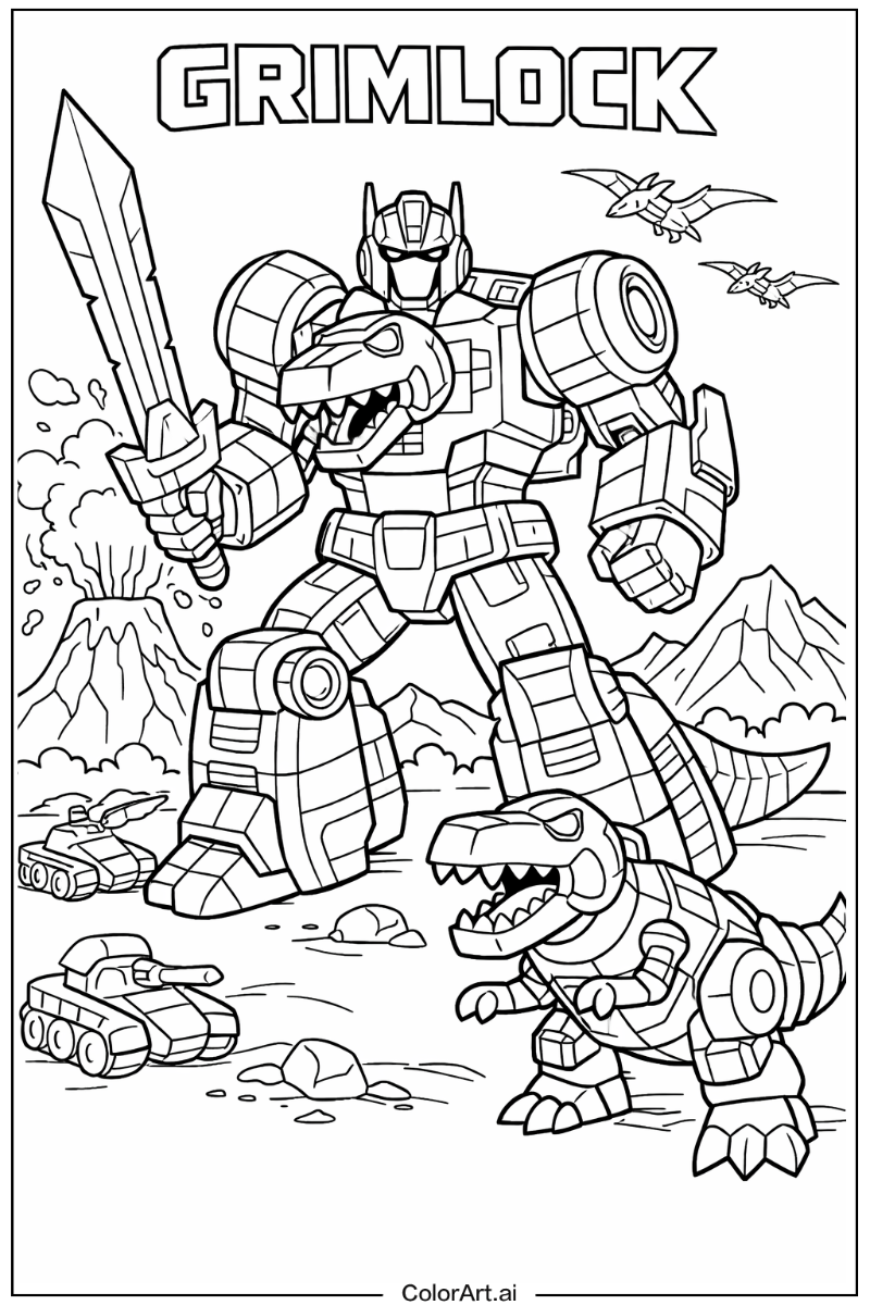 Transformers with Grimlock Theme