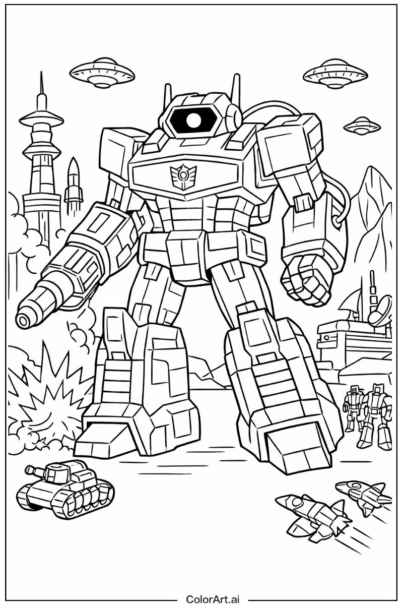 Shockwave Transformers Scene