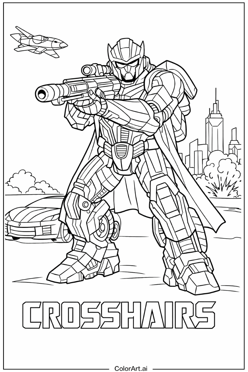 Crosshairs Transformers Design