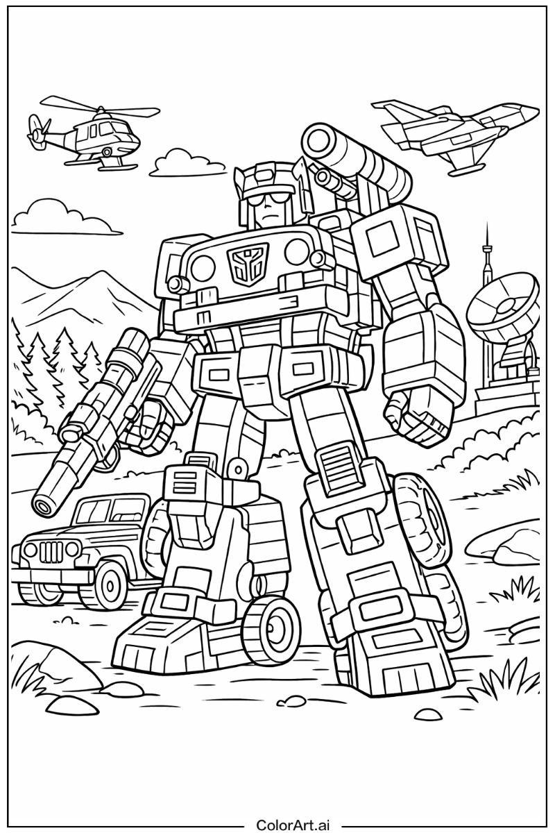 Hound Transformers Scene