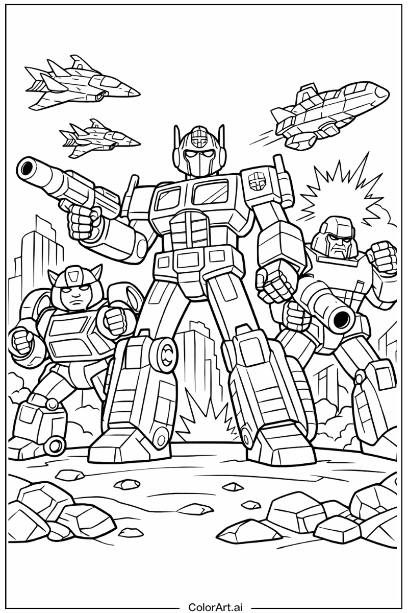 Transformers with Hero Theme