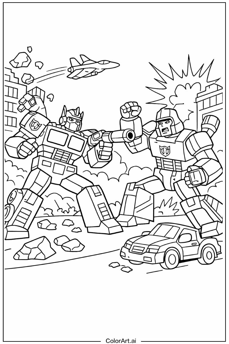 Comic Transformers Design