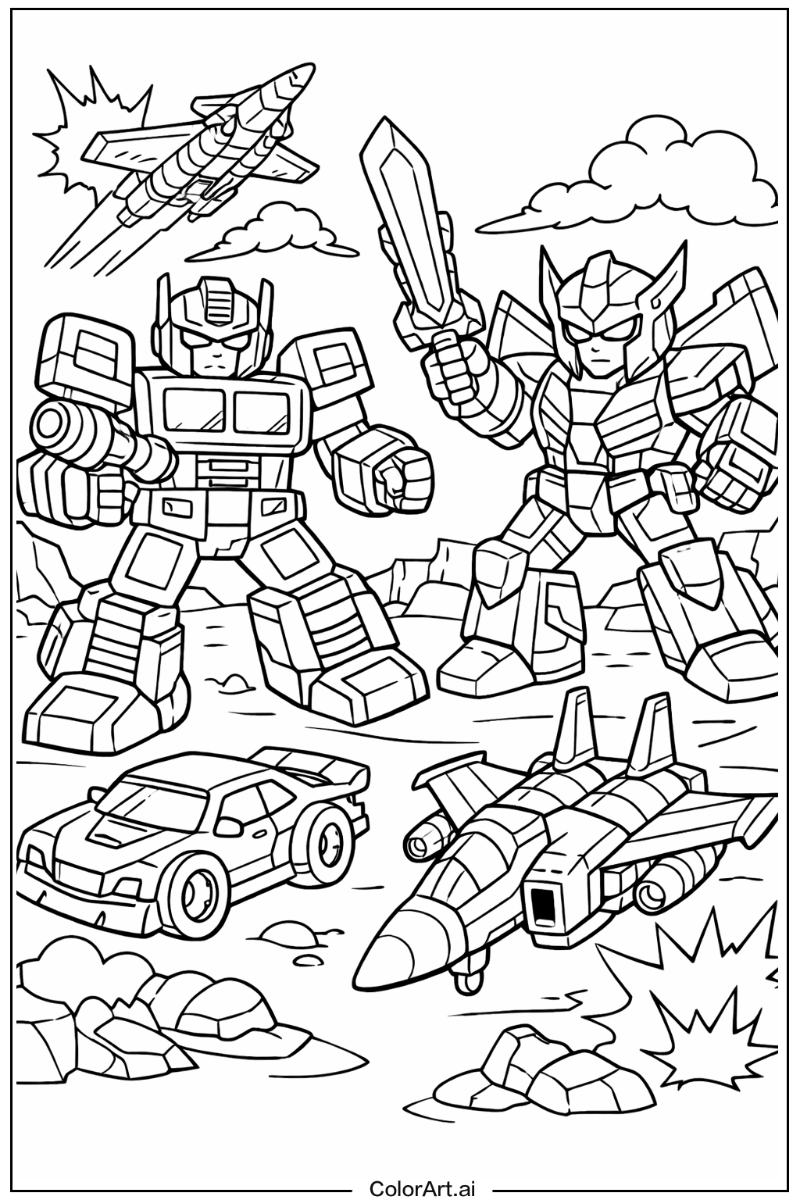 Transformers with Toys Theme