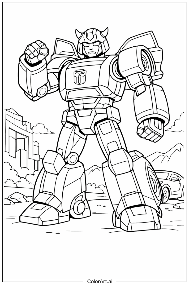 Transformers with Bumblebee Theme 2