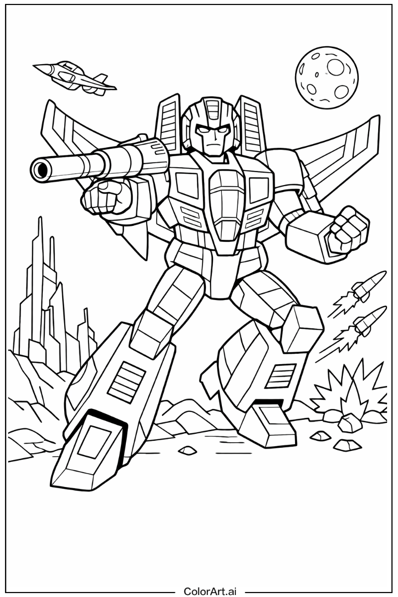 Starscream Transformers Scene 2