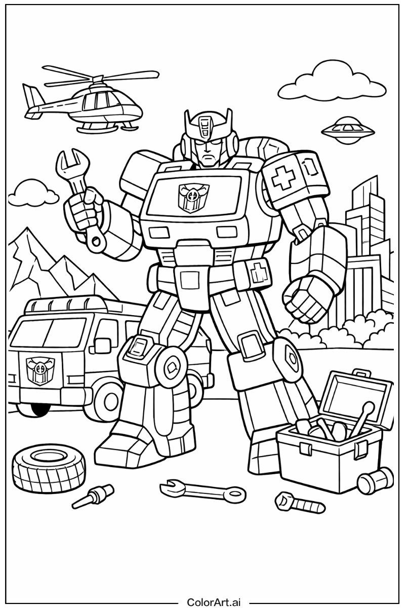 Ratchet Transformers Design 2