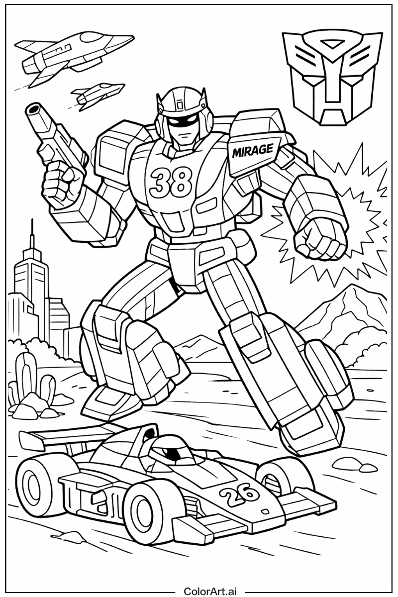 Mirage Transformers Design 2