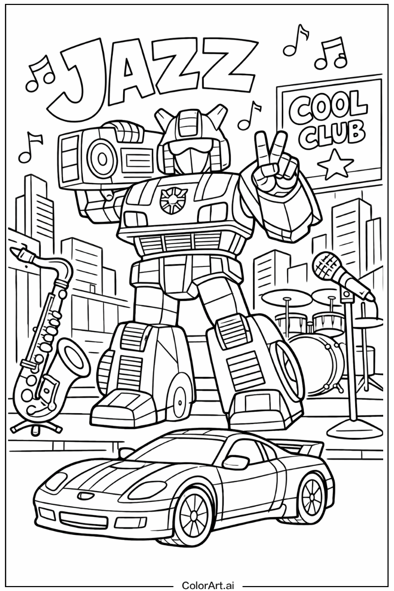Jazz Transformers Scene