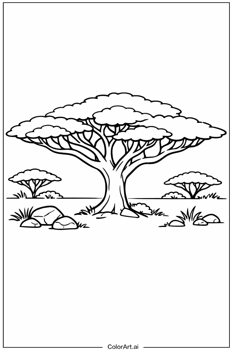 Tree with Acacia tree Theme