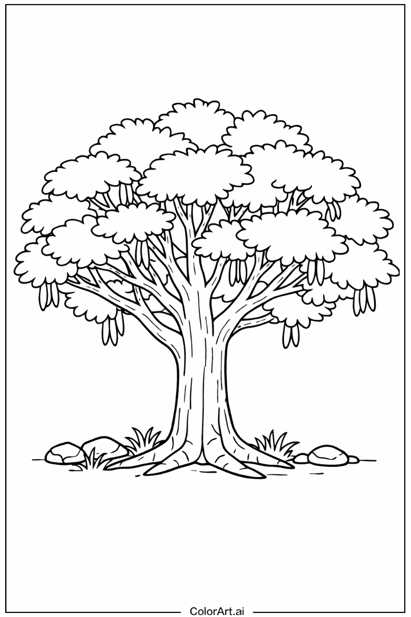 Tree with Mahogany tree Theme