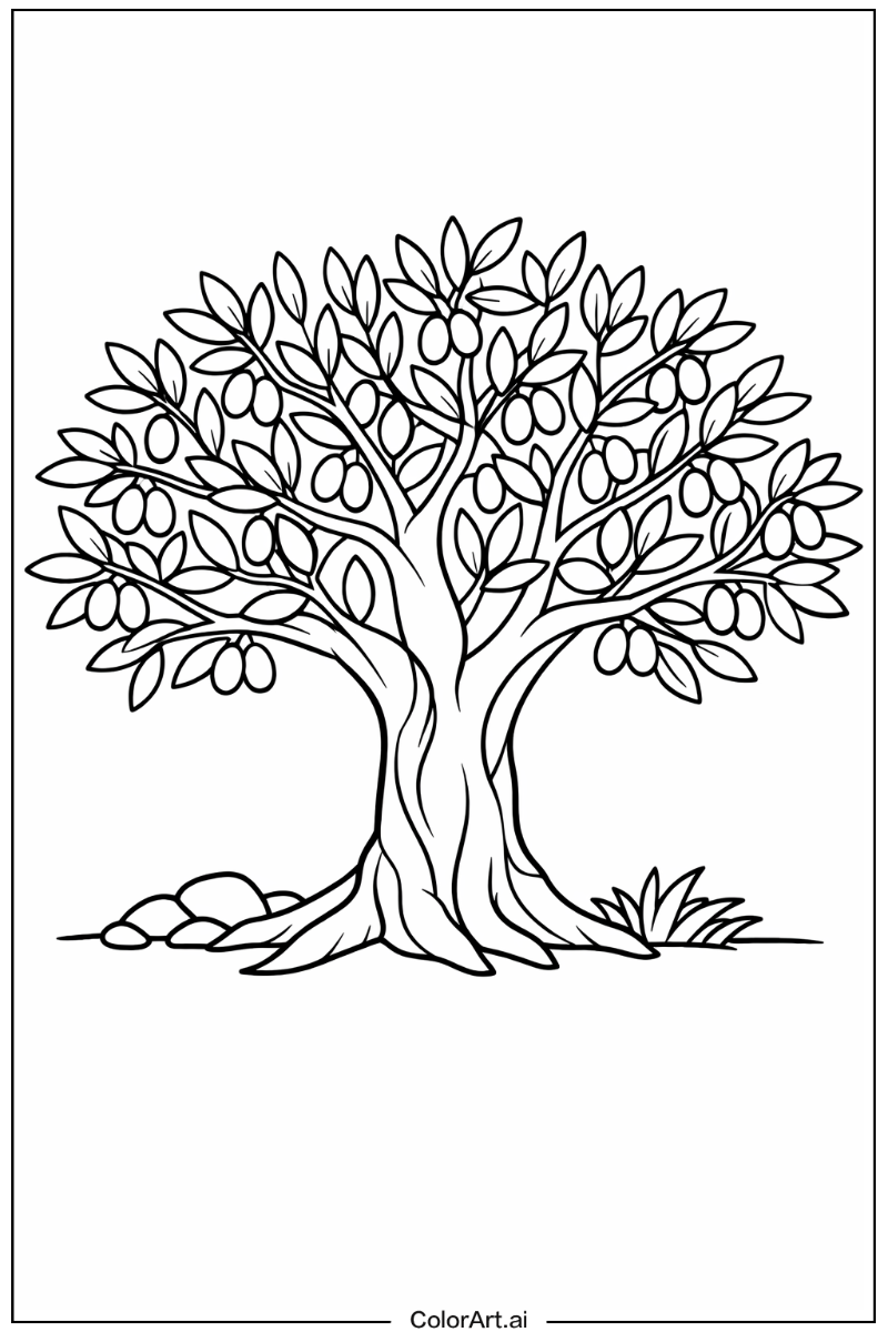 Tree with Olive tree Theme