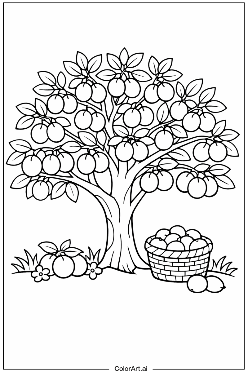 Tree with Plum tree Theme