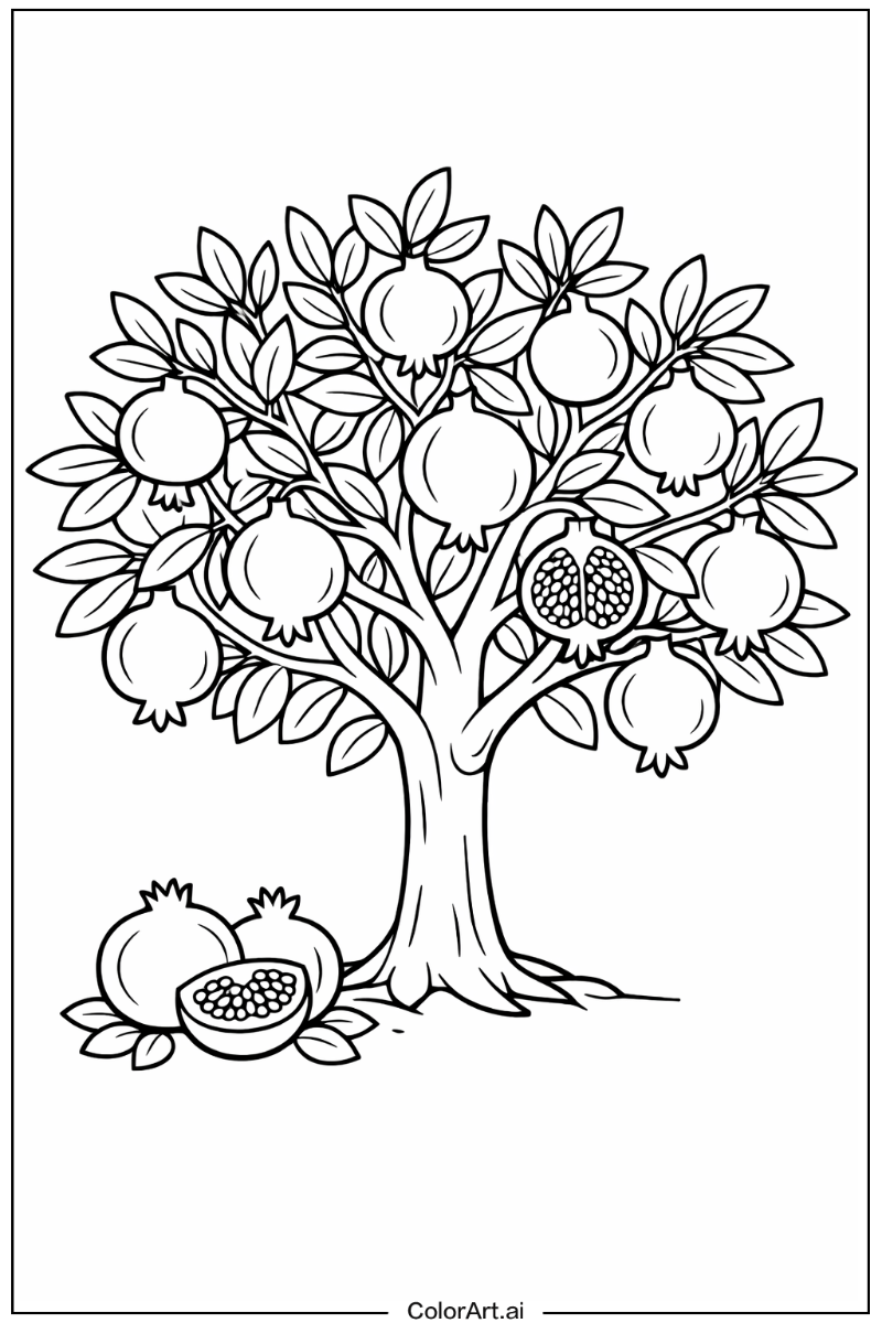 Pomegranate tree Tree Design