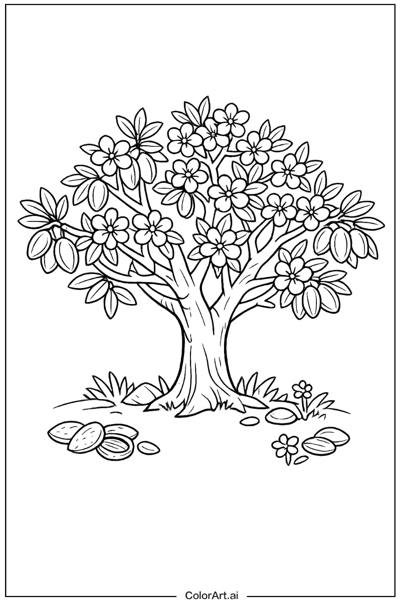 Almond tree Tree Scene