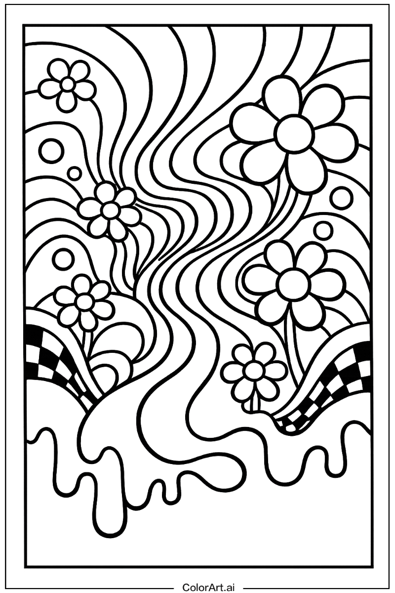 Trippy with Flowers 2