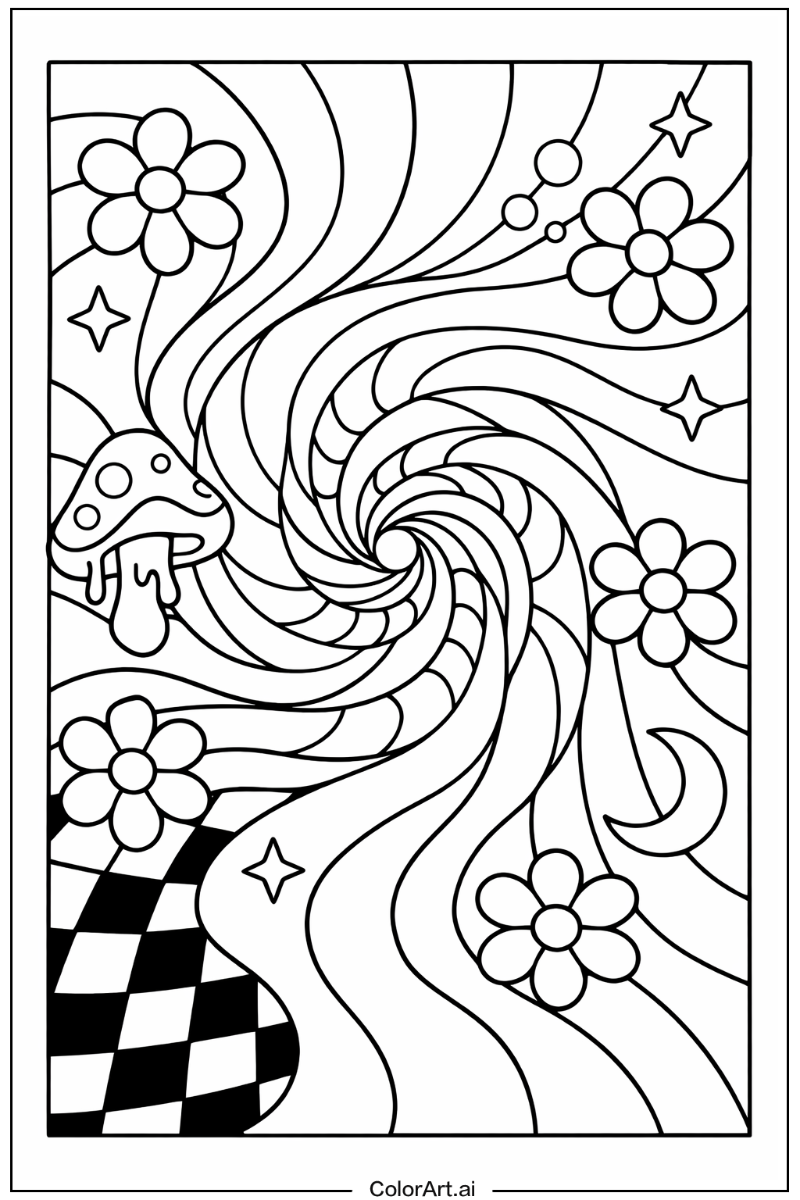 Trippy with Flowers 1