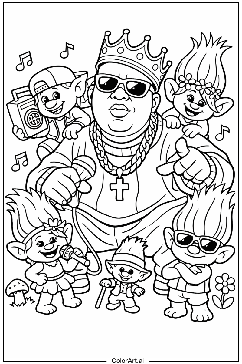 Biggie trolls Trolls Scene 3