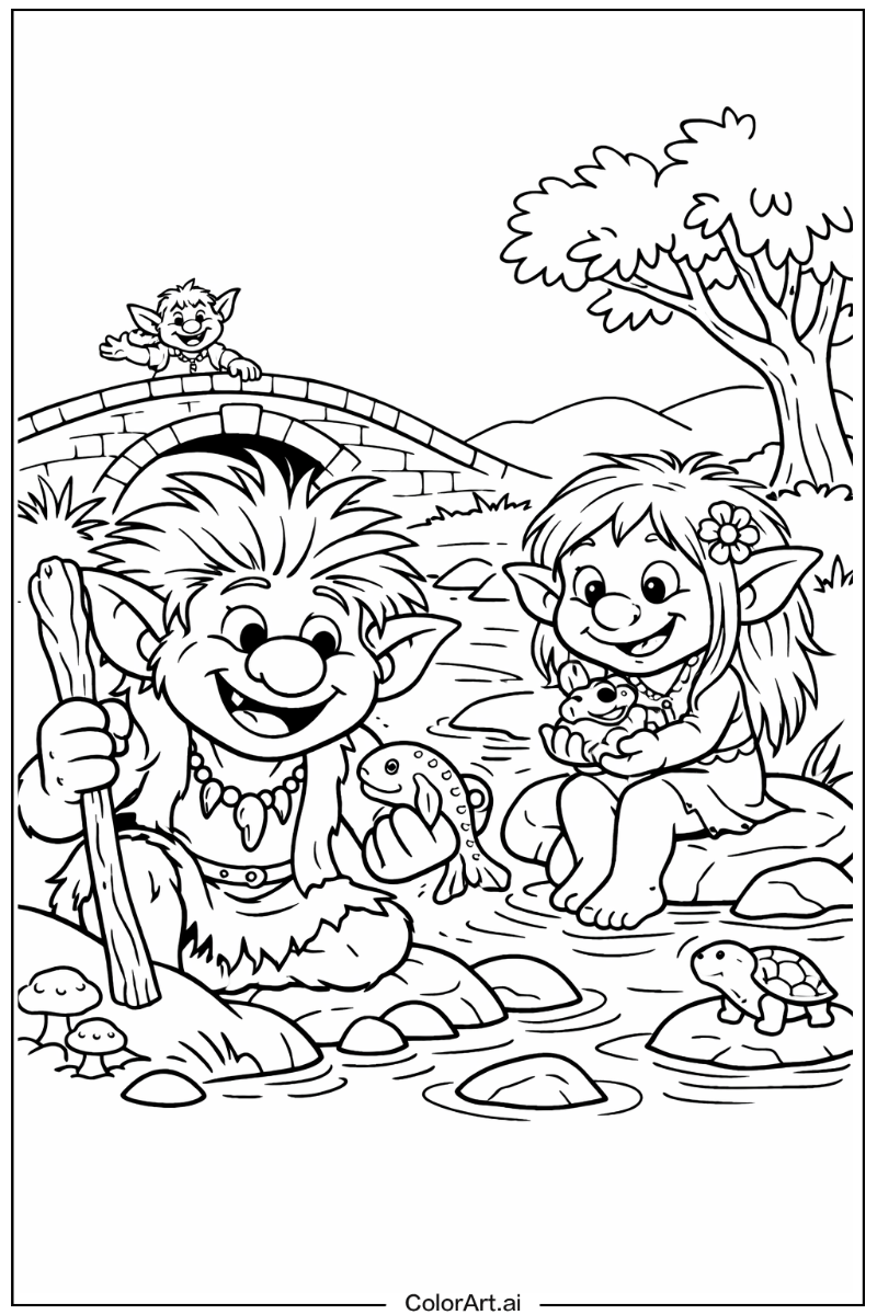 Creek trolls Trolls Design