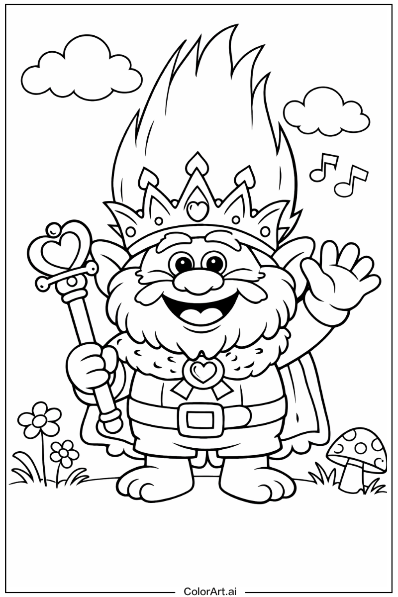 Trolls with King peppy trolls Theme 3