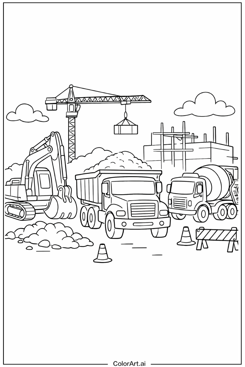 Construction vehicle Truck Design