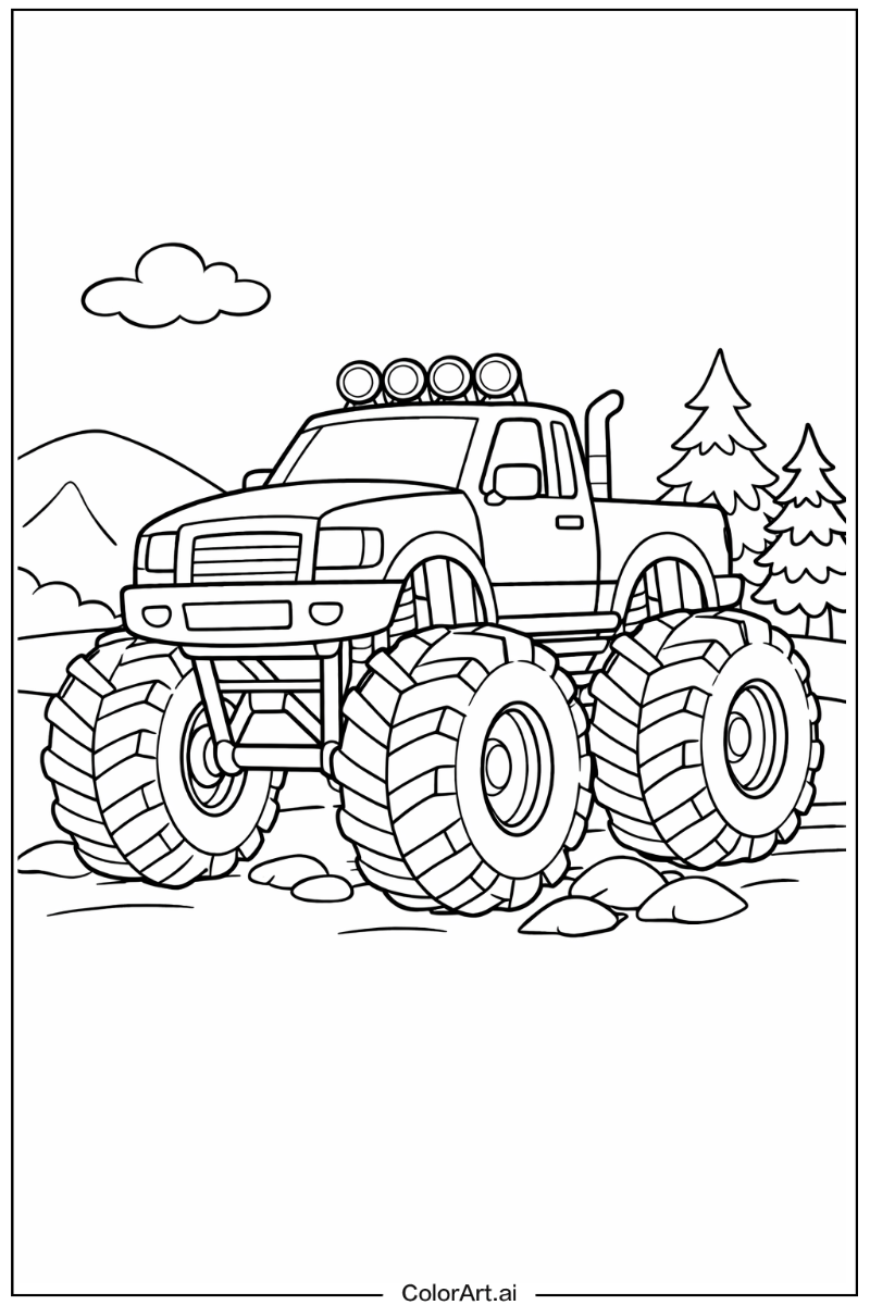 Truck with Wheels Theme