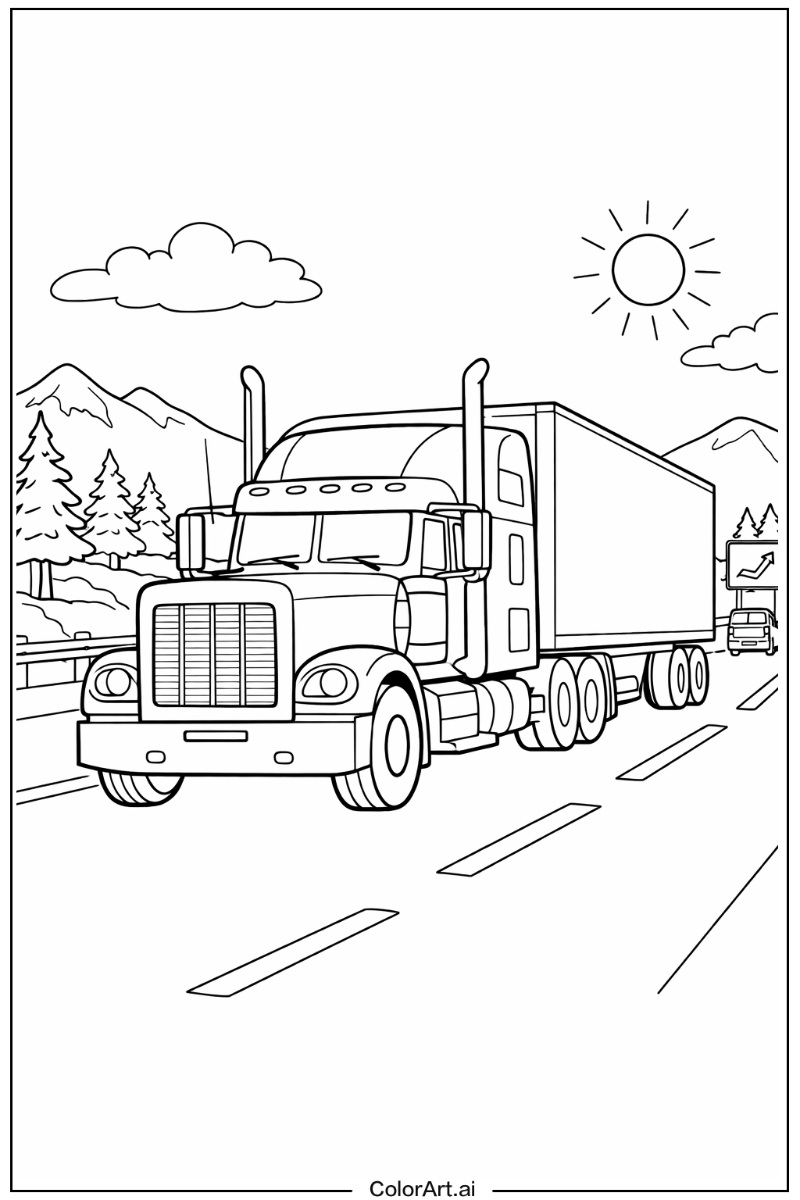 Semi truck Truck Design 2