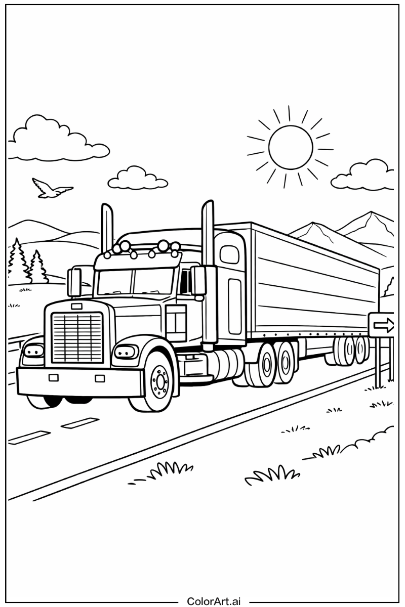 Semi truck Truck Design