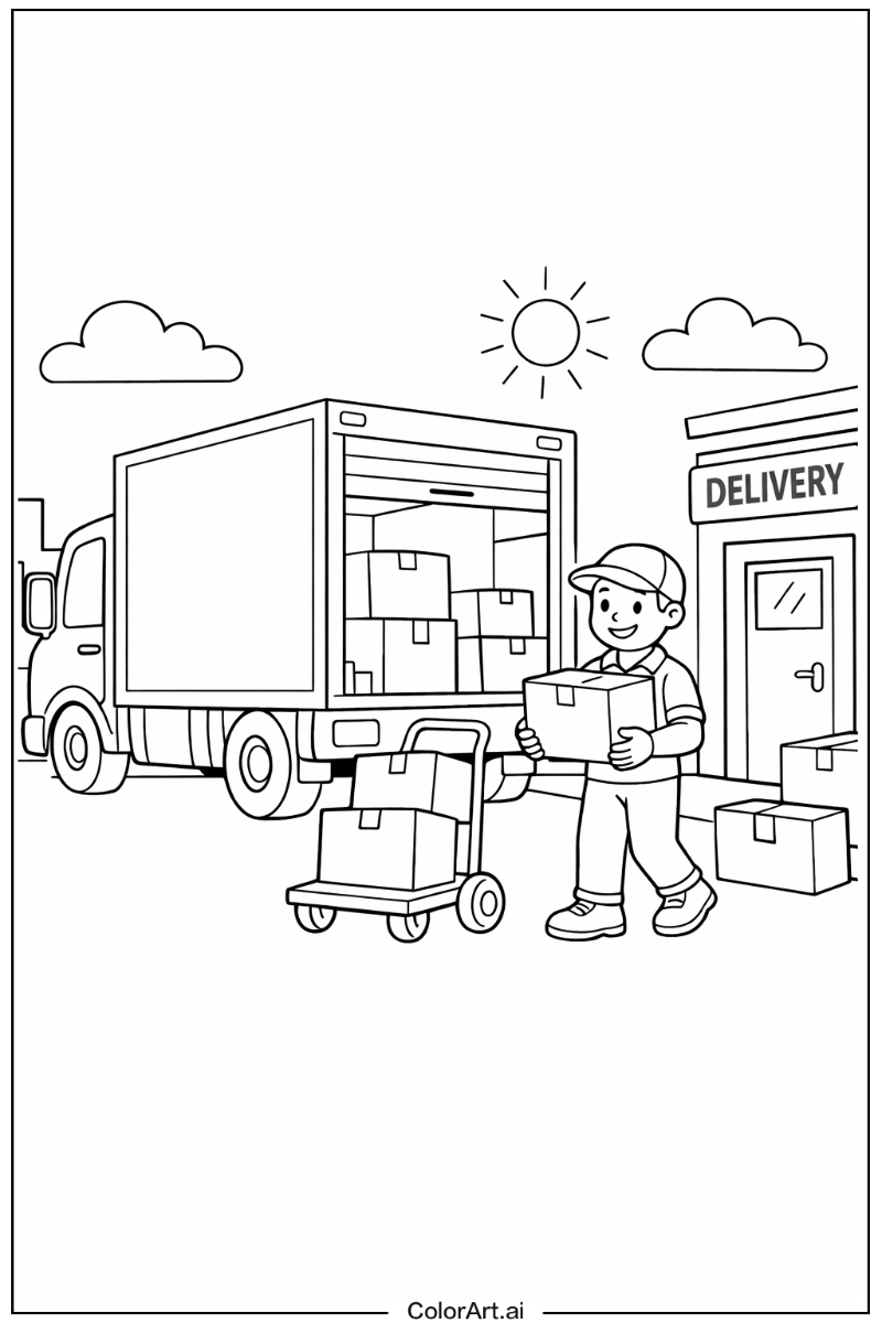 Delivery truck Truck Design 2