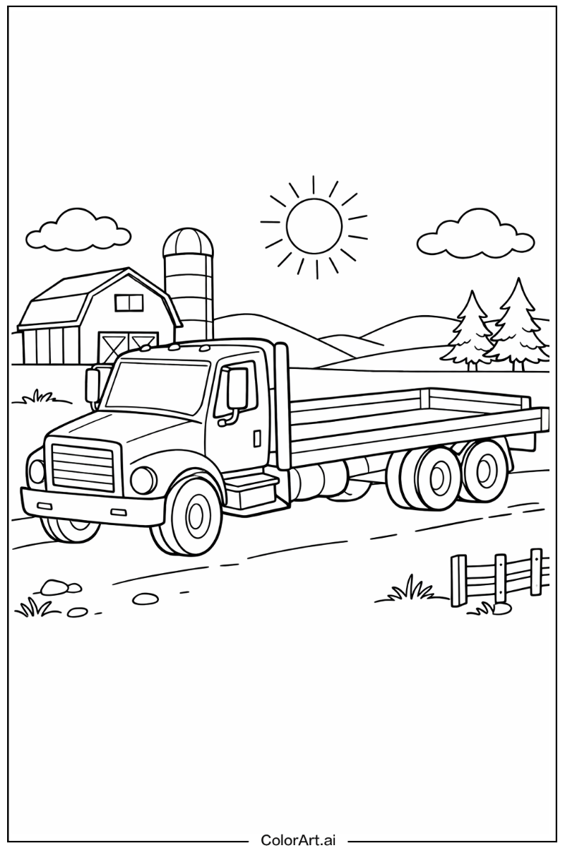 Flatbed Truck Design 2