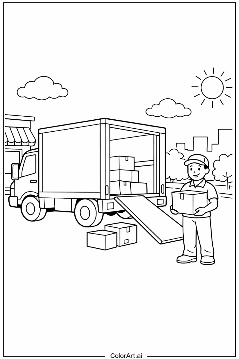 Delivery truck Truck Design