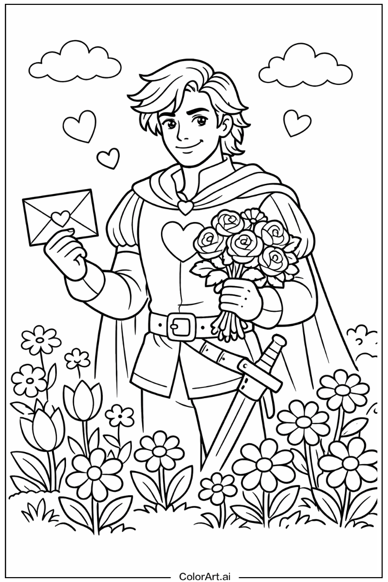 Valentine in a Garden 2