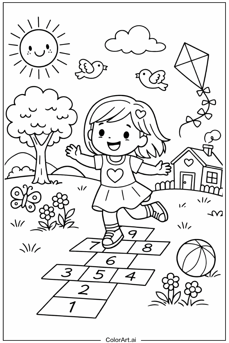 Valentine Playing Outside 2