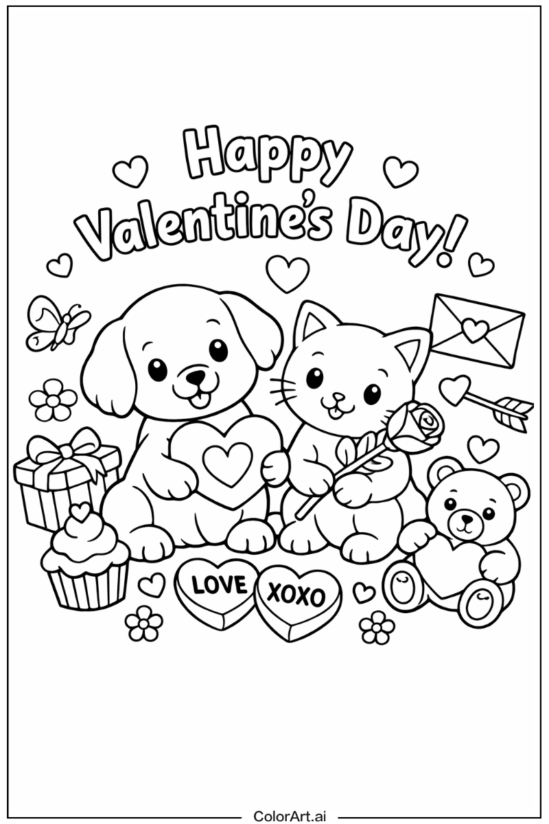 Valentine with Friends 1